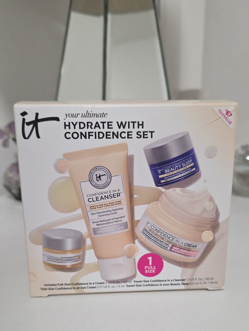 NIB IT Cosmetics Your Ultimate Hydrate wiith Confidence Set 4 Pcs - Picture 1 of 10